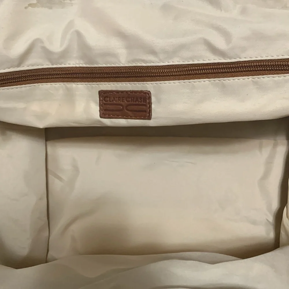 Claire Chase Laramie Leather Saddle Duffel Minimalist Quite Contemporary Travel